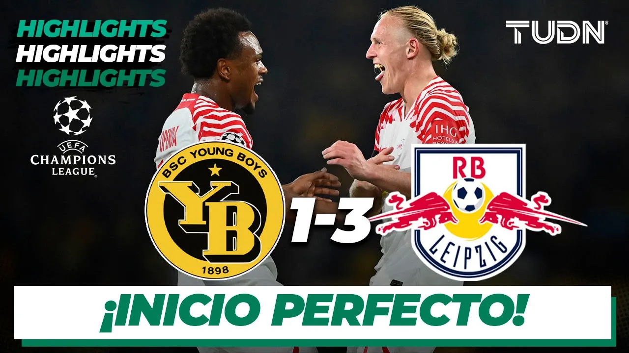 Young Boys 1-3 RB Leipzig - HIGHLIGHTS | UEFA Champions League 2023/24 | TUDN