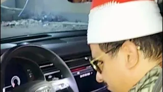 الشيخ ممدوح عامر سائق العربية الجديدة علي الطريق الدولي ترند      دندنها