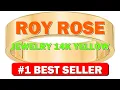 Roy Rose Jewelry 14K Yellow Gold 5mm Flat Wedding Band Ring Sizes - B01KZADRGI