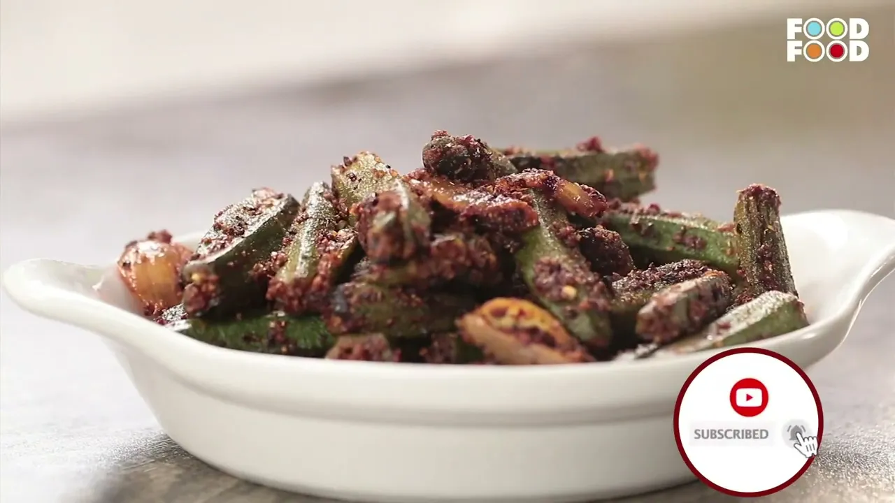            Bharwa Bhindi Masala Recipe  Stuffed Bhindi Fry