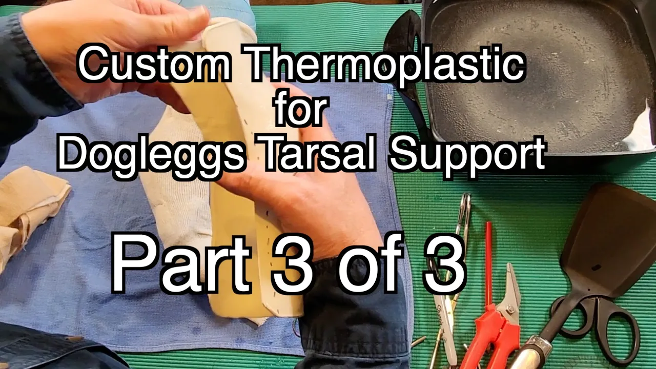 Training #3 of how to apply a custom thermoplastic support to a soft brace