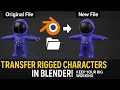 How to Import a Rigged Character in Blender Transfer Rigs Between Blender Files with Append