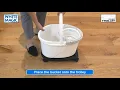 White Magic Spin Mop Trolley