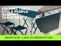 FOLDING TABLE - 4 STOOLS