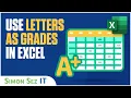 How to Grade Exams Using Letters in Excel