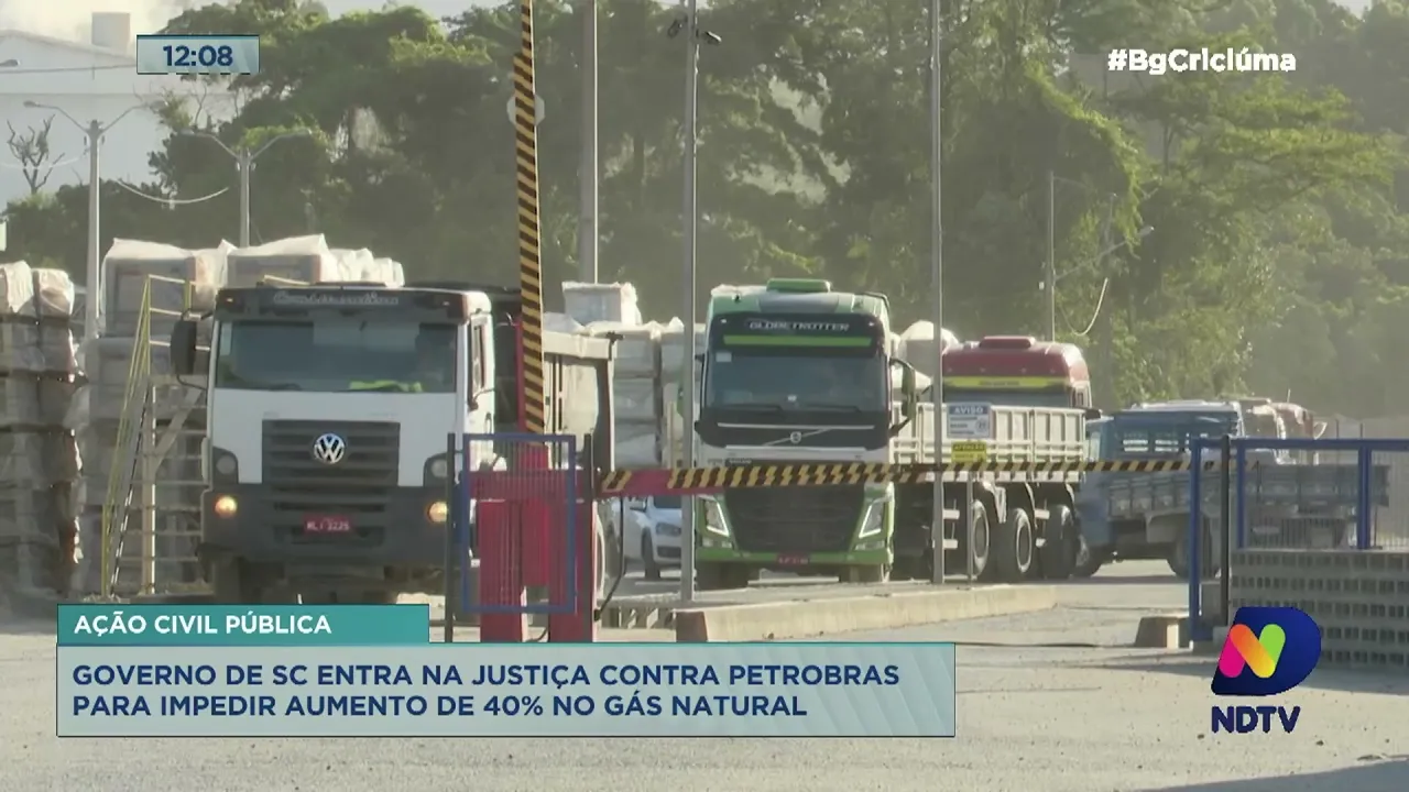 Governo de SC entra na Justiça contra Petrobras para impedir aumento de 40% no gás natural