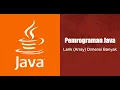 Konsep Array 2 Dimensi