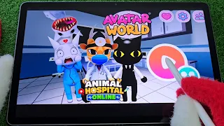  ANIMAL HOSPITAL ANOMALY  IN 4 DIFFERENT GAMES! 😱✨ OPENING EXCLUSIVE STICKER PACKS!🩺🐾