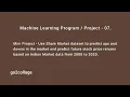 EP 07 Share Market Price Prediction Machine Learning go2collage