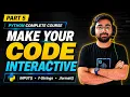 Python Input Function Explained input Print f-Strings format Python Course Part 5