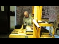 Ben Franklin Print Shop on 16 demonstration on replicated printing press of the time