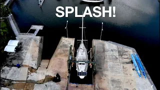 Splashing Aquarius – after 1,5 years back to the water (and the systems check) #94