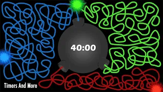 40 Minute Timer Bomb Colored Wicks