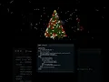 Merry christmas tree animation using HTML CSS and JavaScript CODE GENUS
