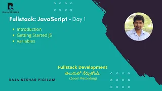 JavaScript - Introduction Getting Started JS and Variables