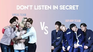 Download [SEVENTEEN] DON'T LISTEN IN SECRET VOCAL TEAM VS HIP HOP TEAM | CARATLAND SWITCH ROLES EDITION MP3