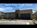 Luxury Single Story Homes For Sale Las Vegas Alpine Ridge by Tri Pointe Homes Kyle Pointe 587k