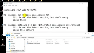 Installing Netbeans and Java