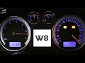Lagu VW Passat W8 4.0 Exhaust sound Straight pipe, Acceleration, INSANE SOUND