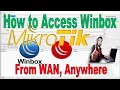 How to Access Mikrotik Router Winbox from WAN from anywhere using DDNS cloud Mikrotik Remote Access