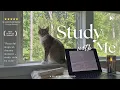 Download Lagu 2-HOUR STUDY WITH ME \u0026 🐱 / Pomodoro 30-5 Calm Piano LOFI / Summer Ambience 🐞/ ADHD \u0026 Deep Focus 🌿