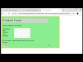 Solution for Homework on JavaScript - Forms