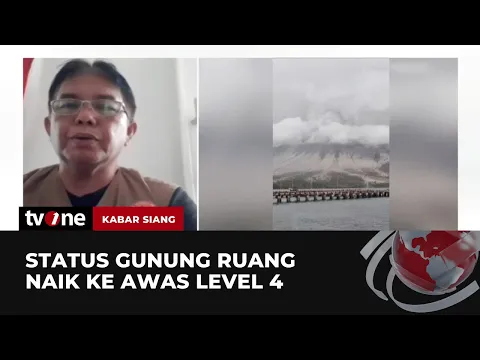 Waspada Erupsi Gunung Ruang, BPBD Sulut: Pengungsi Sudah Aman