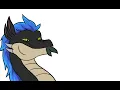 Dragon swallows fish whole soft vore animation