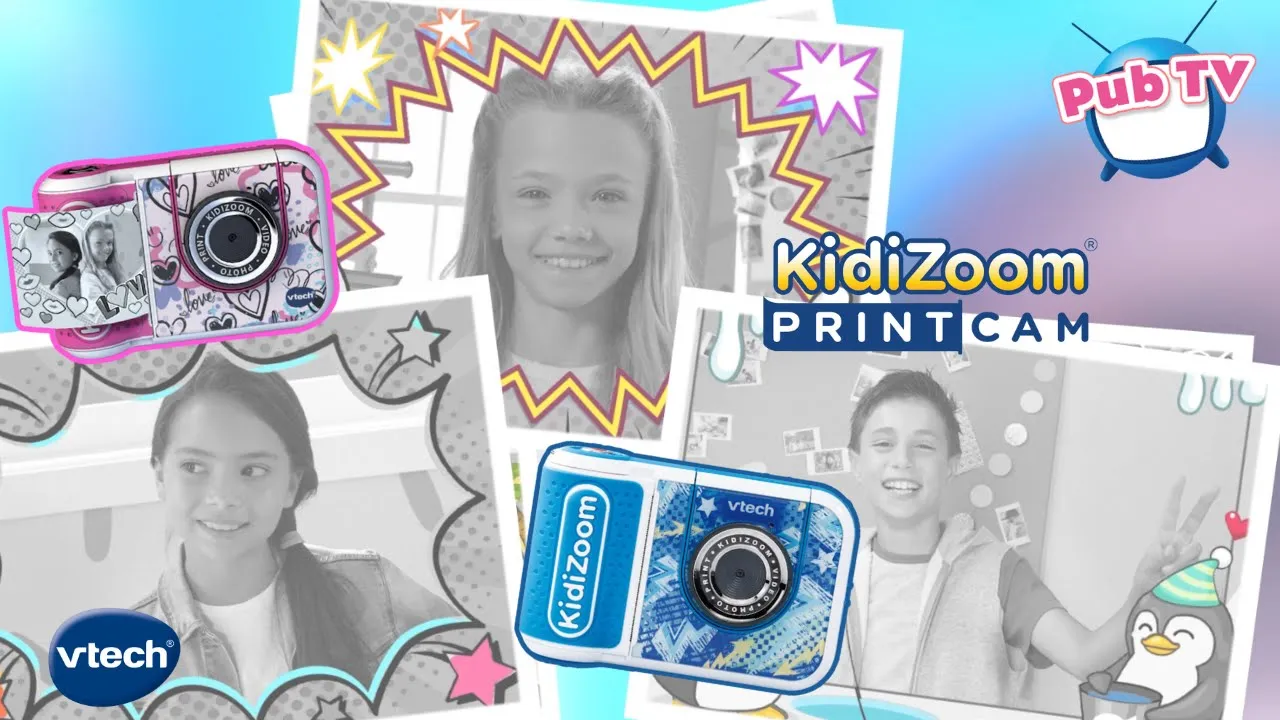 VTechJouets — VTech Kidizoom Printcam - Imprime tes photos instantanément (YouTube video ad)