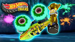🌙 Glow-in-the-Dark Championship Race! 🏆 | Hot Wheels Monster Trucks