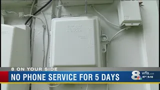 elderly couple stumped by phone and internet outage