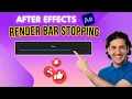 Fix After Effects Render Bar Stopping Quick and Effective Solution