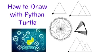 Draw Easy Triangles using Python Learn How to Draw with Python Turtle