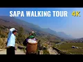 Download Lagu [4K] Trekking to Sapa Rice Terraces with Sapa Sisters, with Captions and Dialogue with My Guide