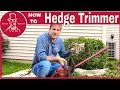 How to Use an Electric Hedge Trimmer to Trim Bushes