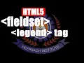 Fieldset and Legend tag in html HTML Forms