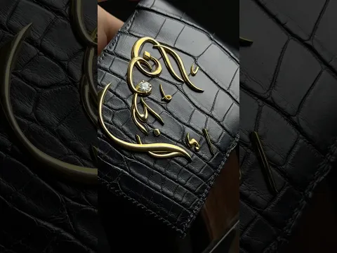 95.000$ luxury Alligator wallet with Gold and Diamond #diy #luxury #uae