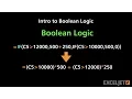 How to use boolean logic in Excel formulas