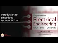 EE Lecture Series - Introduction to Embedded Systems