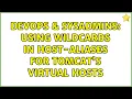 DevOps SysAdmins Using wildcards in host-aliases for Tomcat s virtual hosts