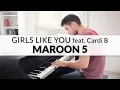 Download Lagu Girls Like You - Maroon 5 feat. Cardi B | Piano Cover + Sheet Music