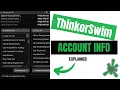 Account Info on ThinkorSwim Explained Buying Power Cash Margin Explained