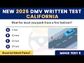 California DMV Written Exam 2026 CA Driving Permit Test DMV Written Test Practice Mock Test 5