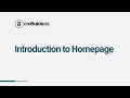 cmBuilder Tutorial 1 Introduction to Homepage