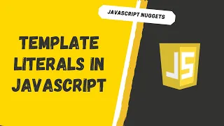 Javascript Template Literals Template Stings in Javascript ES6