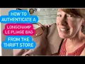 How To Authenticate A Longchamp Le Pliage Bag From The Goodwill Bins Thrift Store Real vs Fake