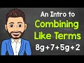 An Intro to Combining Like Terms Simplifying Expressions by Combining Like Terms Math with Mr J