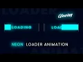 CSS Neon Loader Animation Html CSS Glowing Loader