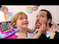 Neighbor Won t Wakeup NEW TOWN Adley Dad build a pretend store and play pet dogs and more