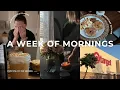 A Week of Mornings unboxing packages tax free shopping haul pilates first PSL